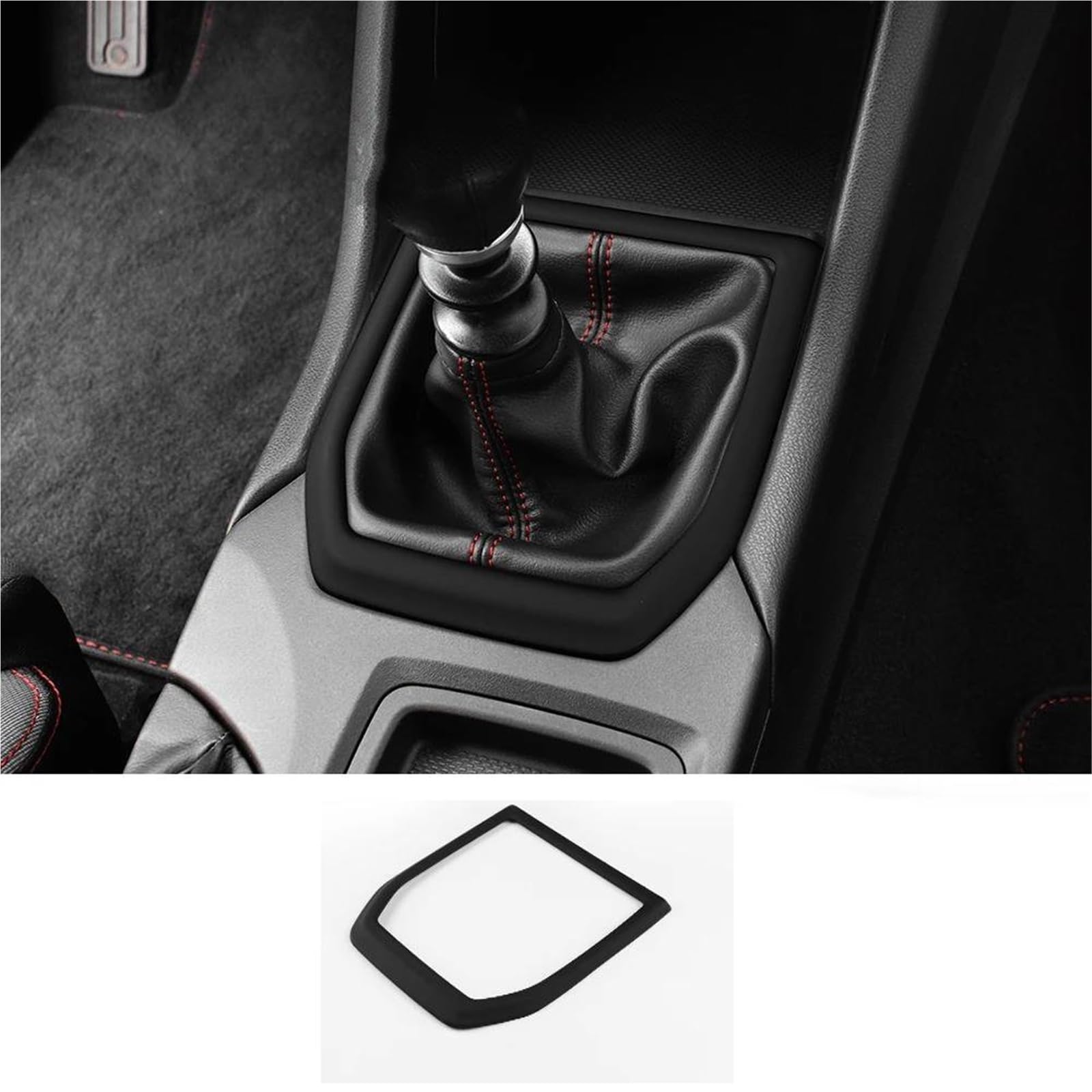 ABS Sticker Car Gear Shift Panel Cover Interior Trim RHD LHD for Subaru for WRX/for WRX STI 2022 2023 2024 KISSGPIPOL(Matte Black)