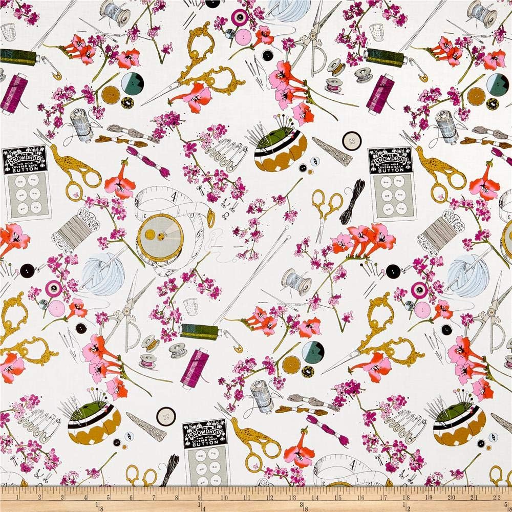 Alexander Henry A Ghastlie Notion Snapdragon, Quilting Fabric by the Yard