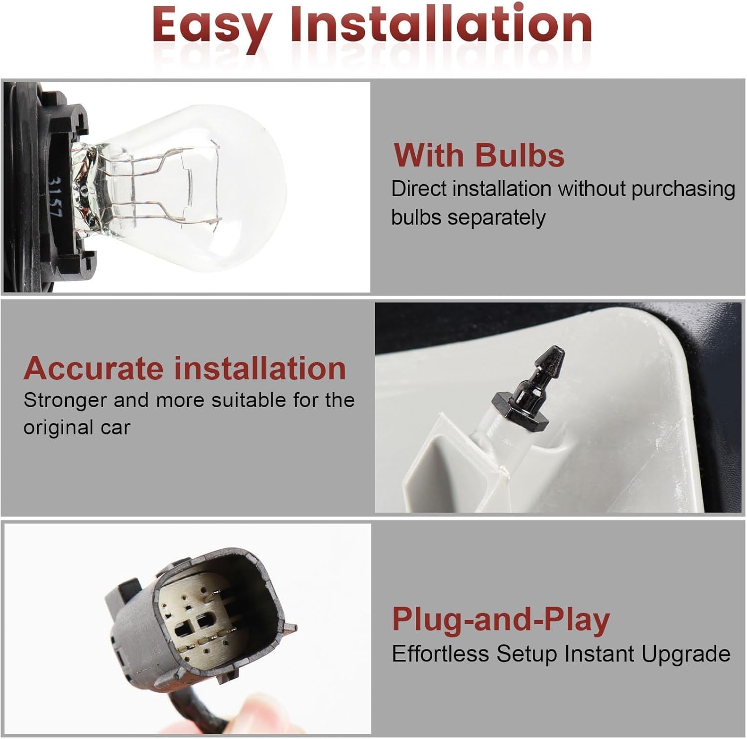 Tail lights Assembly Compatible with 2022-2025 Ford Expedition OE Style Halogen Right Rear Light Taillights Replacement for NL1Z13404A