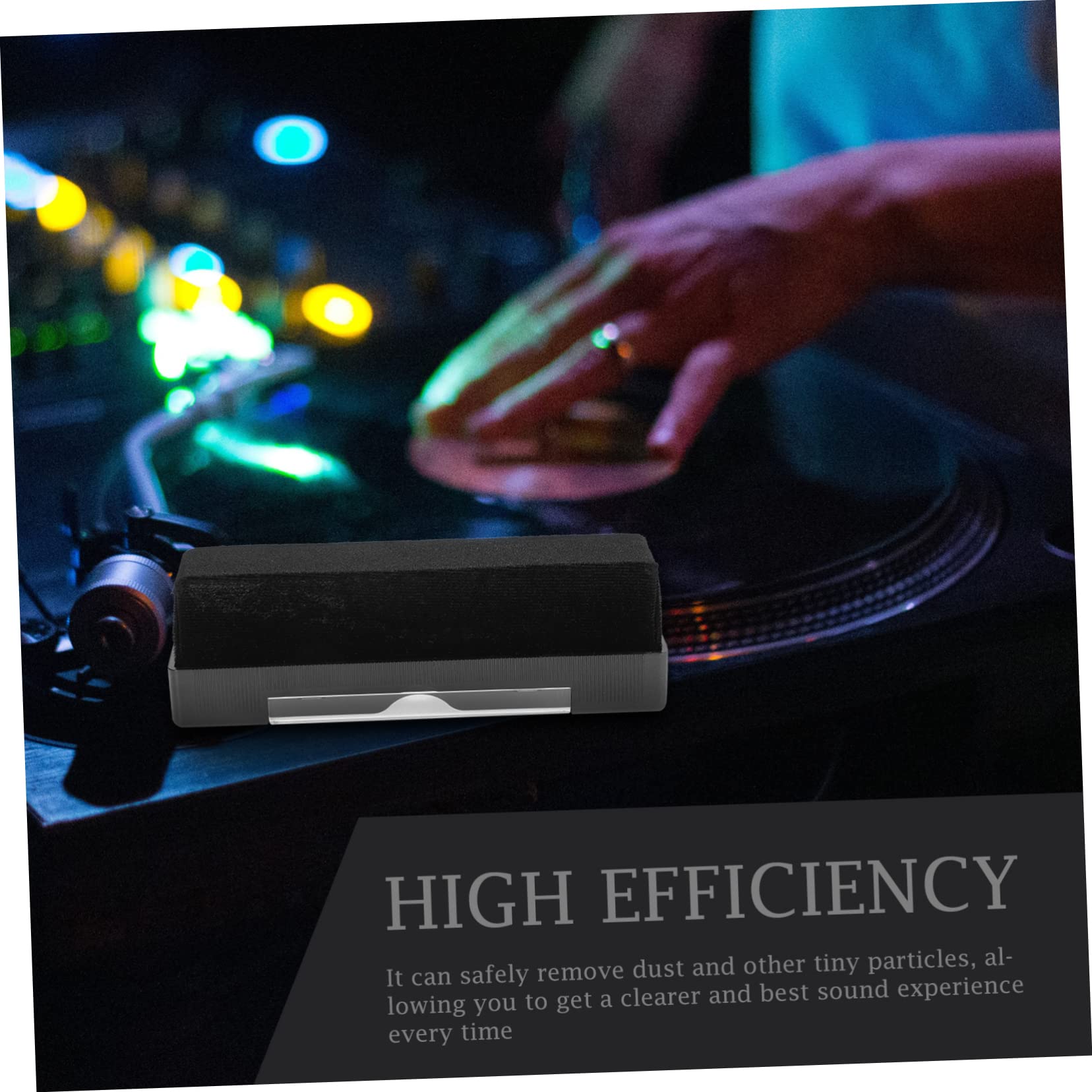 ARTIBETTER Kit De Nettoyage Pratique pour Vinyles 4 Ensembles : Brosse en Vinyle pour Sûrs Anti-Rayures Prolonge L'écoute De La Platine