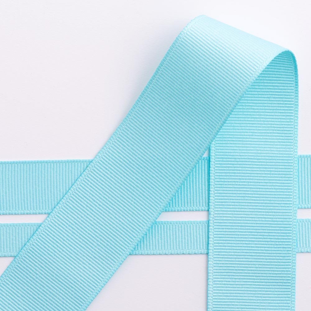 Italian Options Grosgrain Ribbon, 10mm x 10 Metre Roll, Duck Egg
