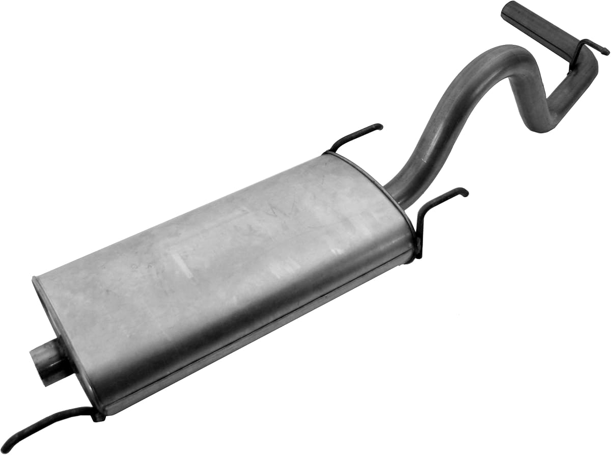 Walker Quiet-Flow SS 56204 Direct Fit Exhaust Muffler Assembly 2.25" Inlet (ID) 2.5" Outlet (OD) for Toyota Tacoma