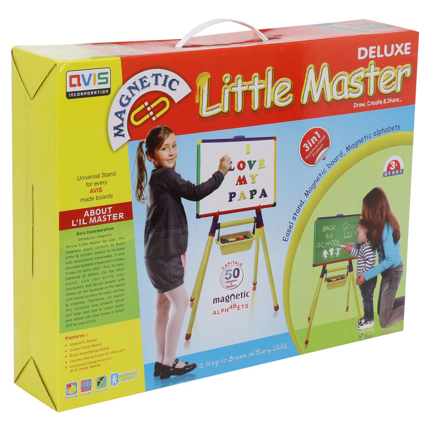 toyztrend Educational Little Master Board Deluxe for Kids to Learn Alphabets and Learn to Write (B075B5JLY6) Amazon Price History, Amazon Price Tracker