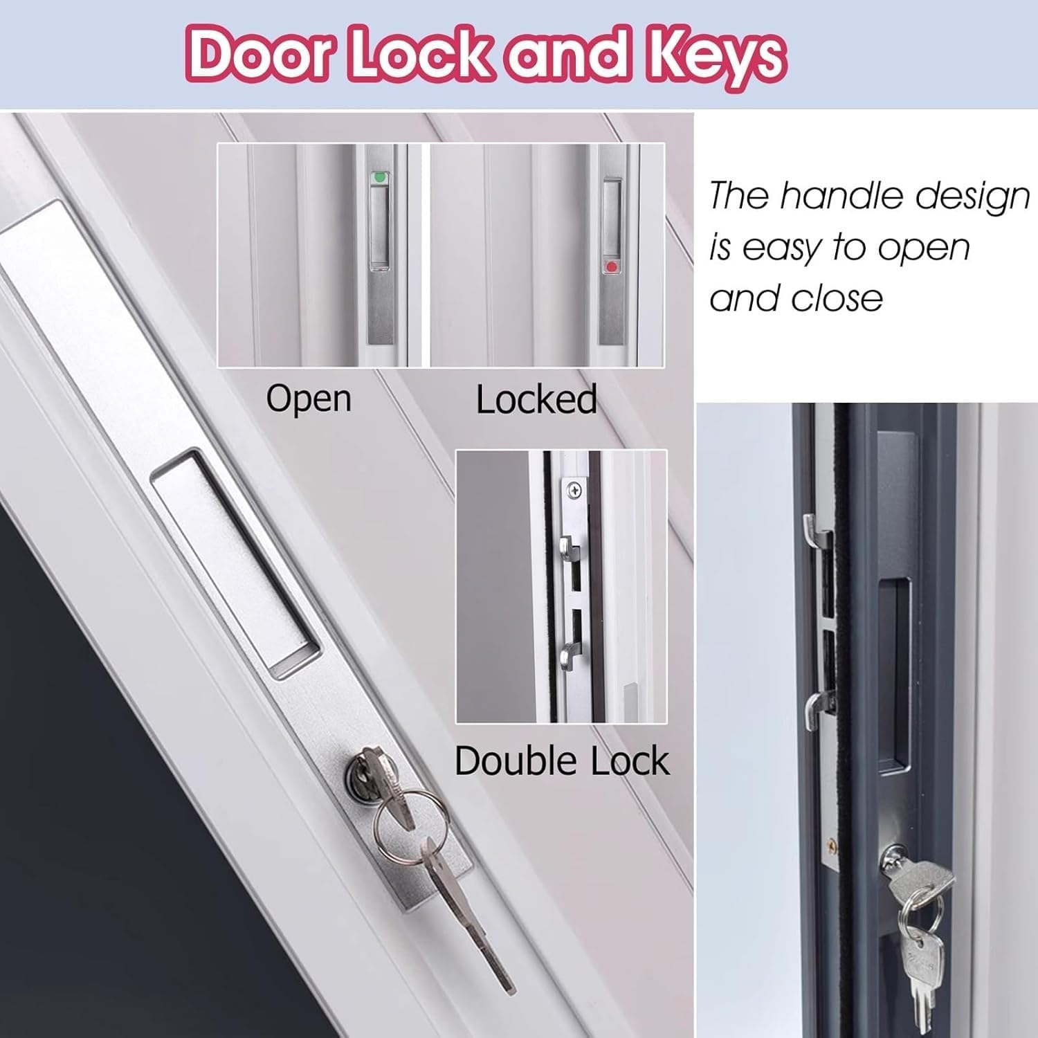 Customizable Accordion Sliding Doors - Folding Room Divider, Privacy Screen, Grey Interior Door, 180cm High x 100cm Wide, Perfect for Home or Office Use