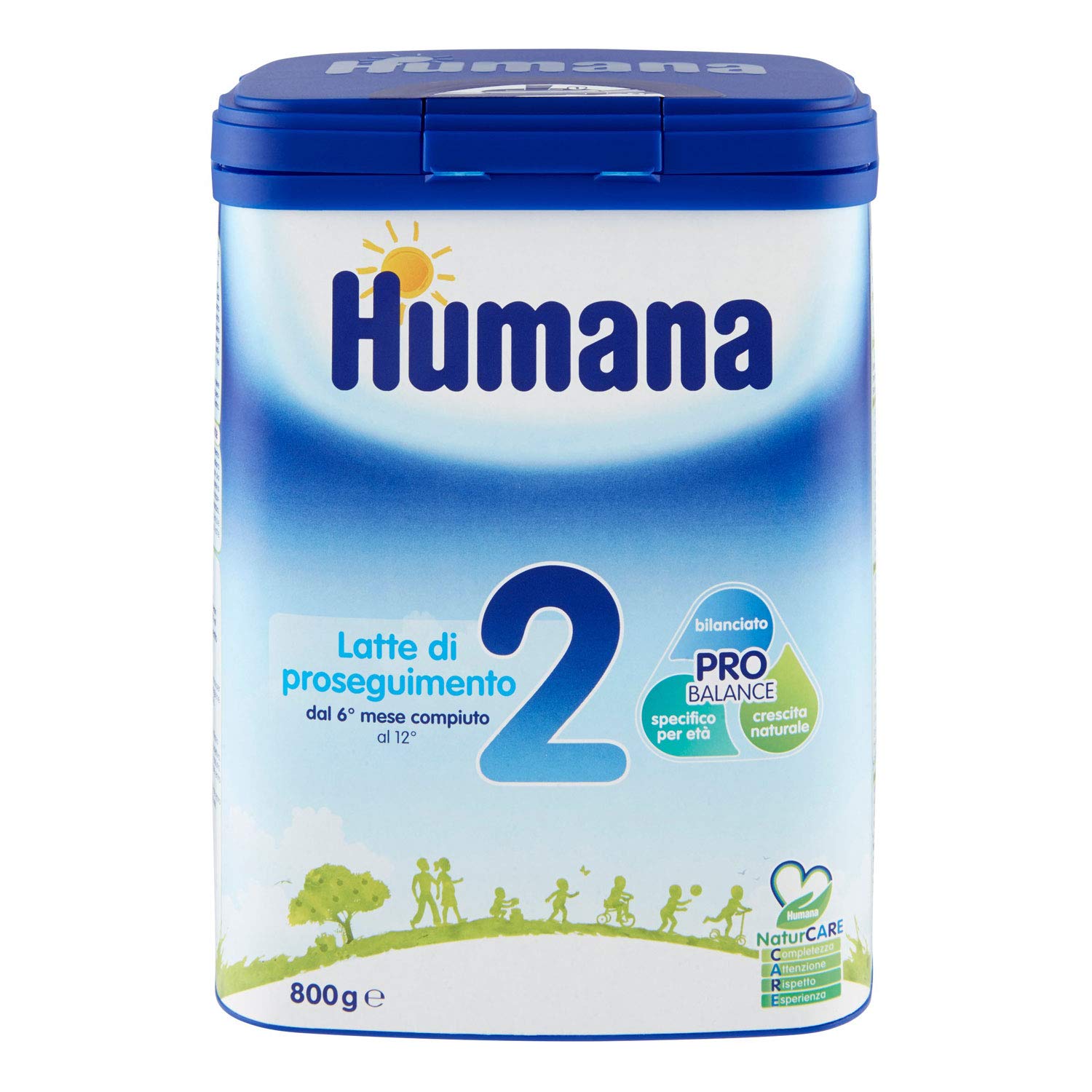 Humana Latte Integratore Alimentare Di Proseguimento In Polvere, 6 Mesi, No 2, Pro Balance Color Standard 800 Gr