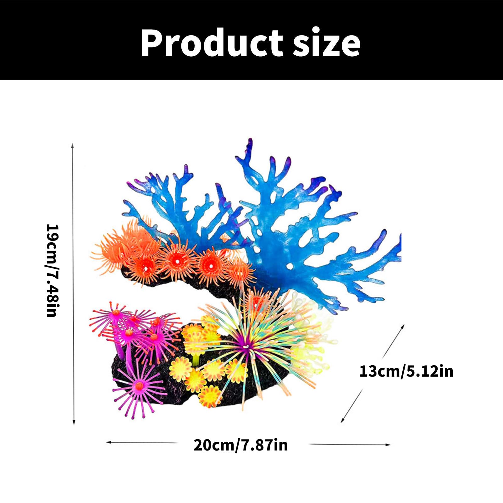 Coralli artificiali, decorazione per acquari e acquari sott'acqua, decorazione per acquari