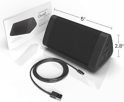 Miniatura 4 de OontZ Angle 3 Altavoz Bluetooth, edición dual, altavoz inalámbrico portátil, sonido estéreo cristalino, graves ricos, altavoces Bluetooth