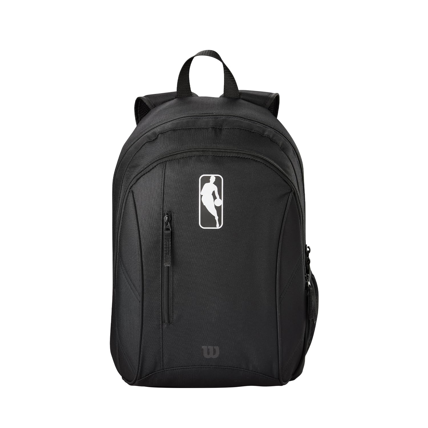 Wilson NBA Rucksack, Polyester-Basketball-Rucksack, Für mühelosen & stilvollen Transport, Farbe: Schwarz