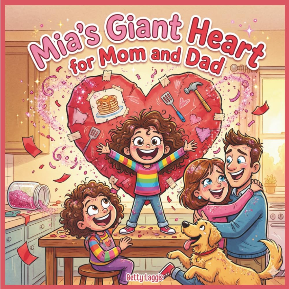 Mia's Giant Heart for Mom and Dad