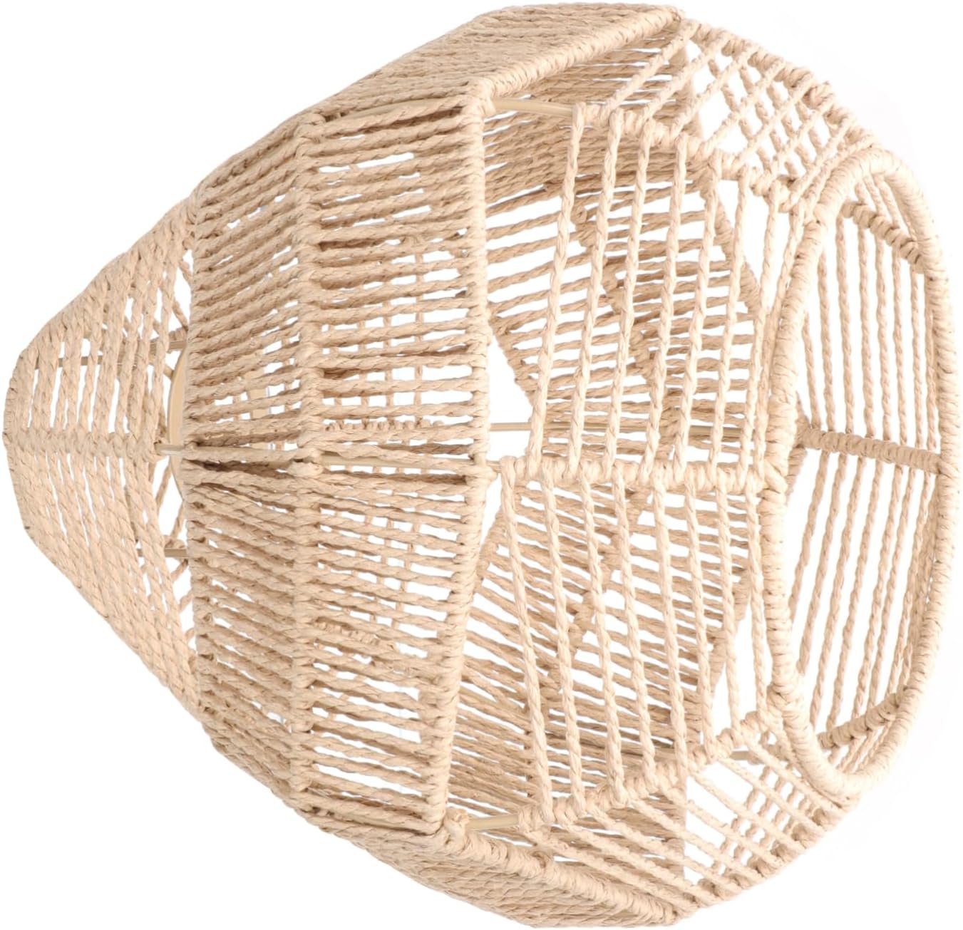 jojofuny Woven Style Rattan Lamp Shade Decor for Pendant Lights Floor Lamps and Wall Fixtures Crafted from String Warm Atmosphere Restaurants and Hotels
