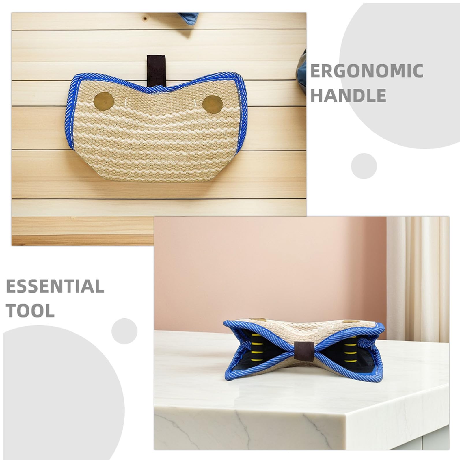 Yardwe Juguete para Morder con Almohada para Perros de Yute