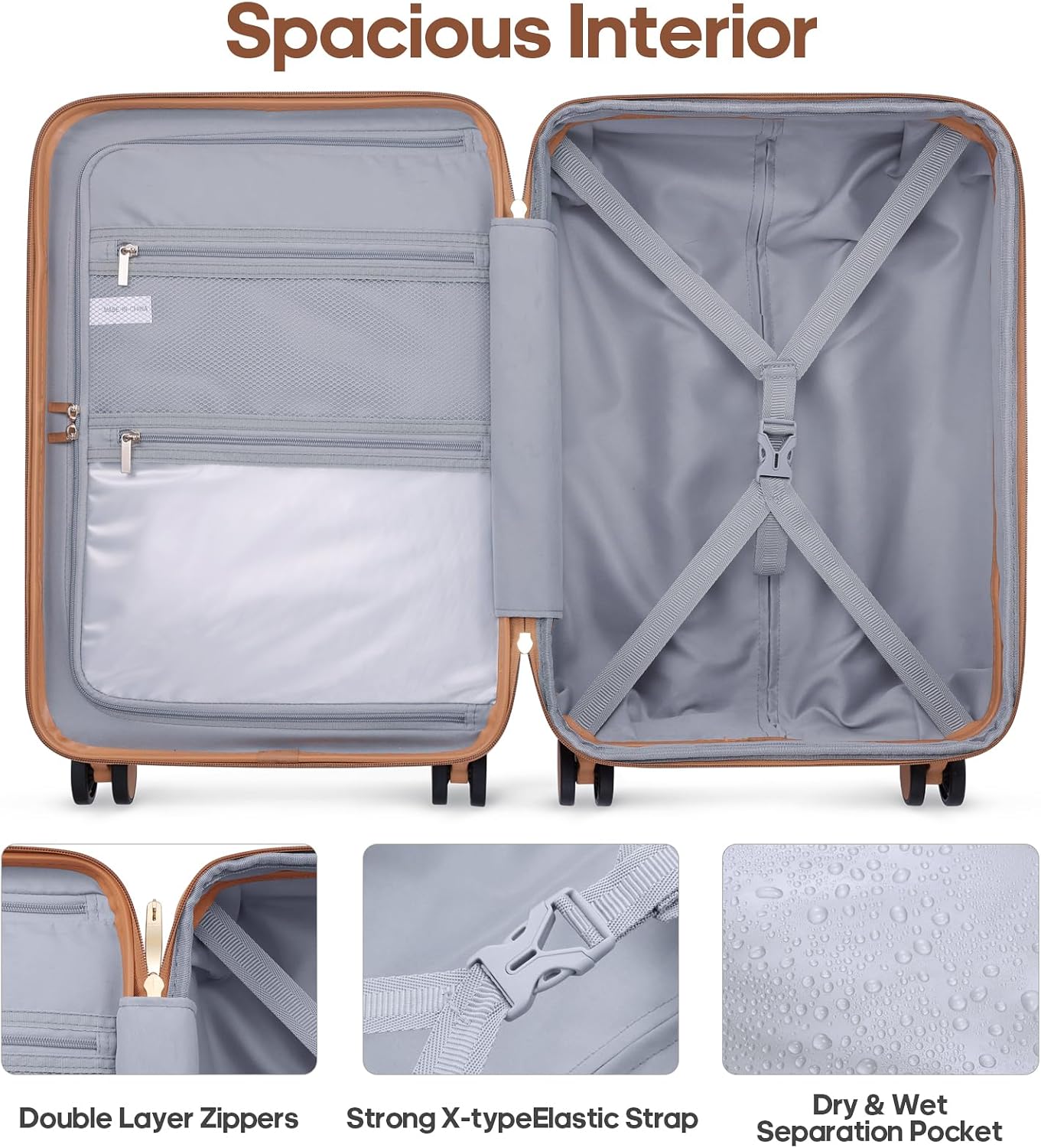 Travel in Style: Review of the Expandable 3-Piece Hardshell Luggage Set