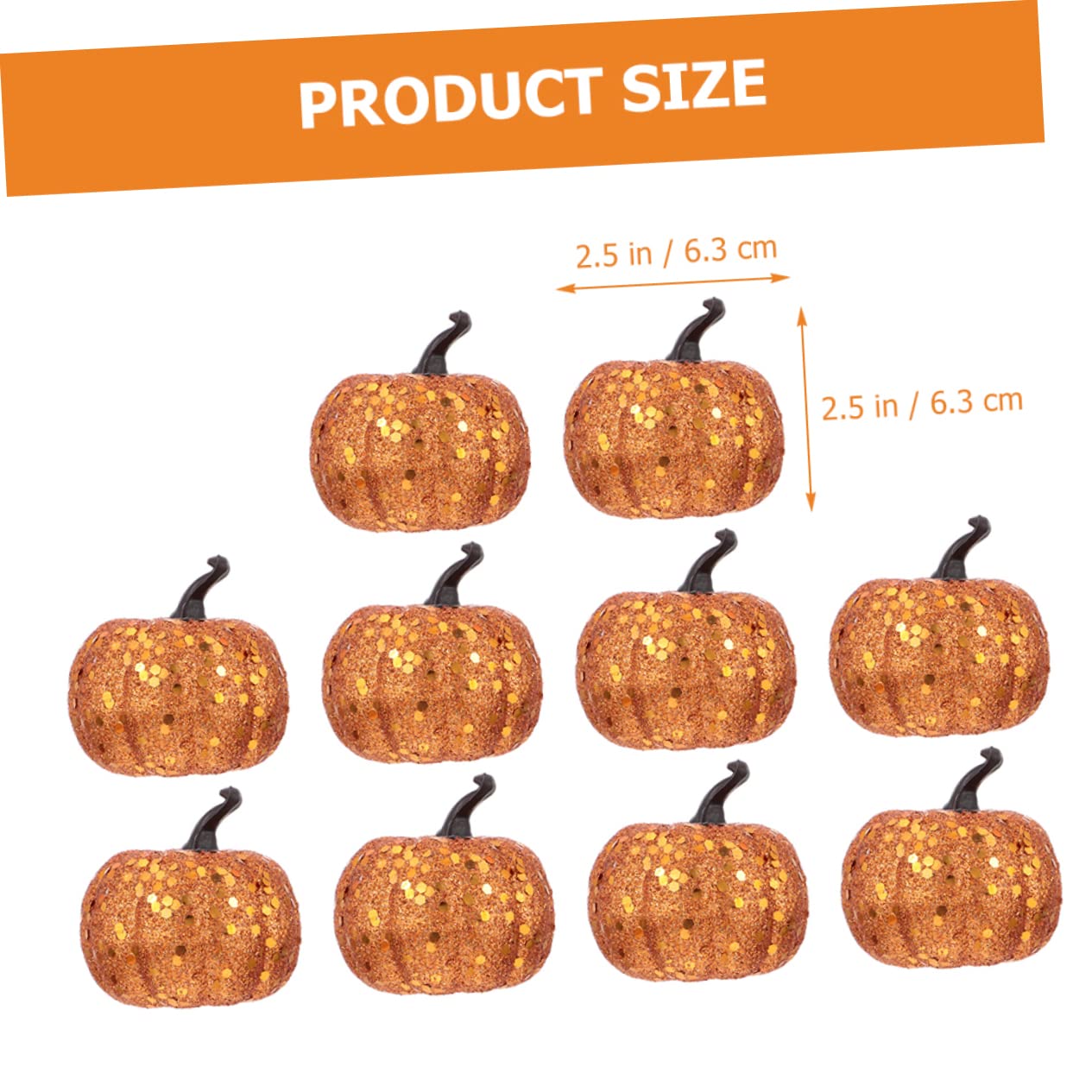 ABOOFAN 40stücke Teiliges Künstlicher Kürbis-Ornamente Für Halloween Und Erntedankfest Vielseitige Dekoration Für Tisch Körbe Und Feste