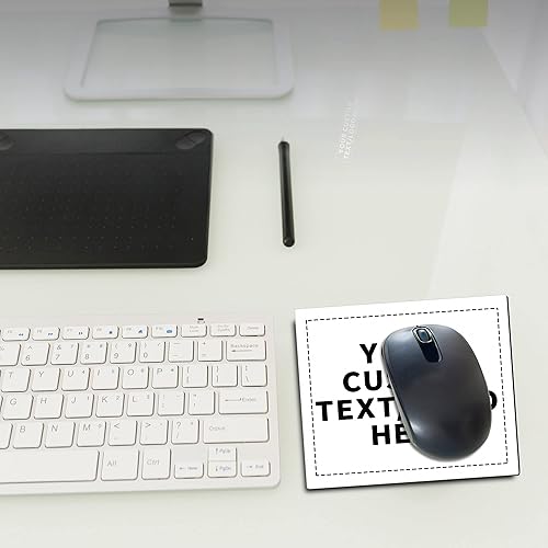Miniatura 7 de Juego de 10 alfombrillas de mouse rectangulares personalizadas, paquete a granel personalizado, gran regalo para empleados, clientes y ferias