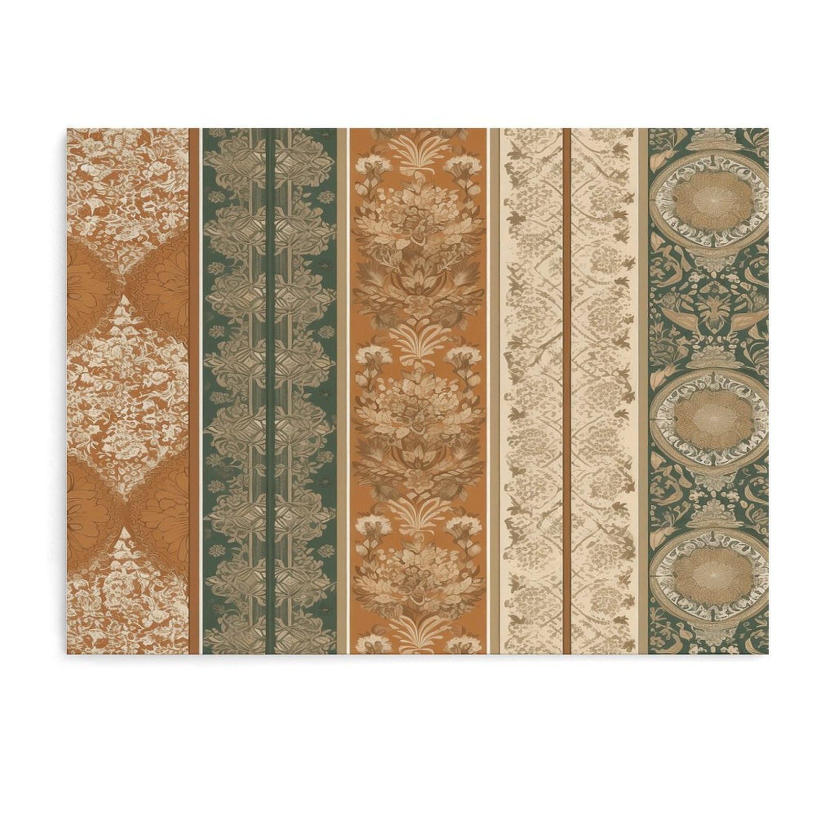 Fodpand Unframe-Style Earth Color Style Bathroom Wall Art Canvas Prints, Artwork For Walls For Living Room Hallway Stair Office Wall Decor, Pictures Home Decor 15.7X11.8 Inch