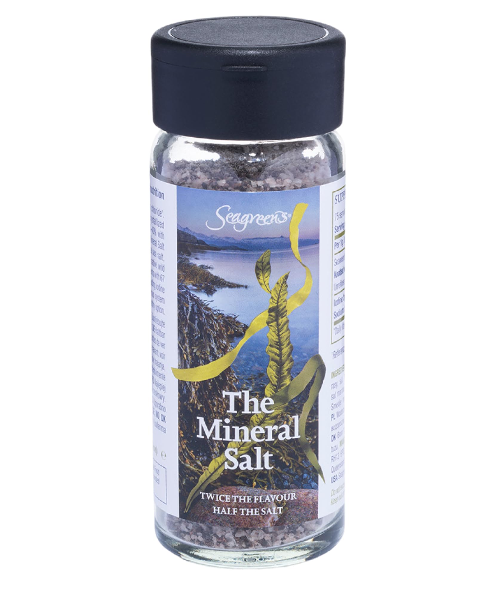 Sponsored Ad – Seagreens Organic Seaweed & Mineral Sea Salt, 75g, 1-6 Months Supply, Salt Alternative for Cooking, Soups, Salads