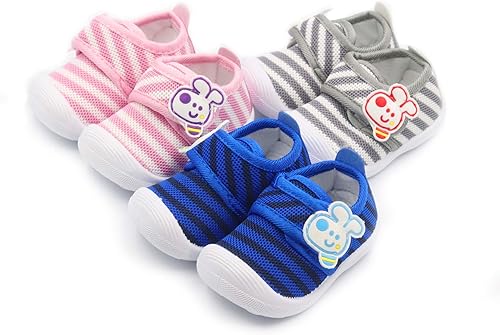 Miniatura 2 de WILLFUN Zapatos chirriantes para bebés, niños y niñas, tenis para primeros caminos, suela suave, para niños pequeños de 0 a 3 años
