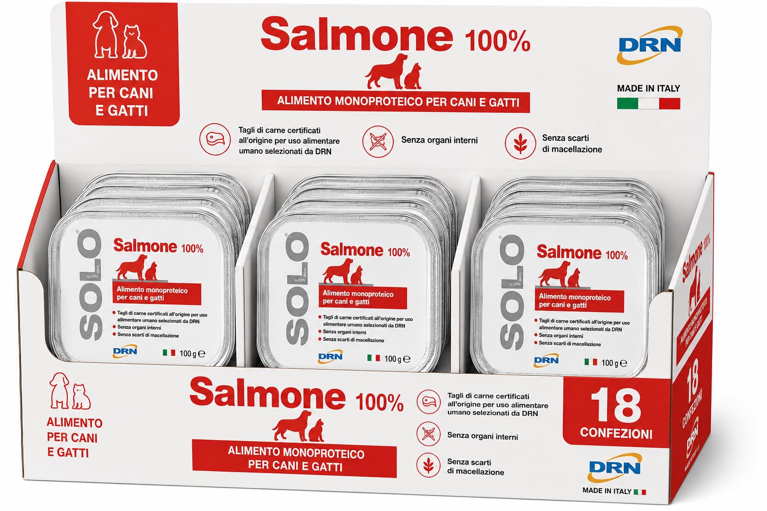 DRN SOLO SALMONE 300 gr - confezione da 18