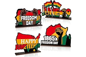 4PCS Juneteenth Table Centerpiece Decorations