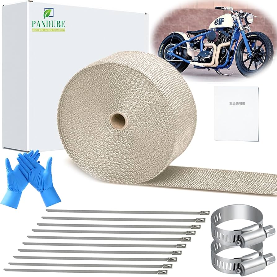 Amazon | 耐熱布 サーモ バンテージ 高品質グラスファイバー