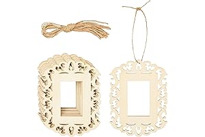 DIY Unfinished Wooden Picture Frames for Dia de los Muertos Ornaments