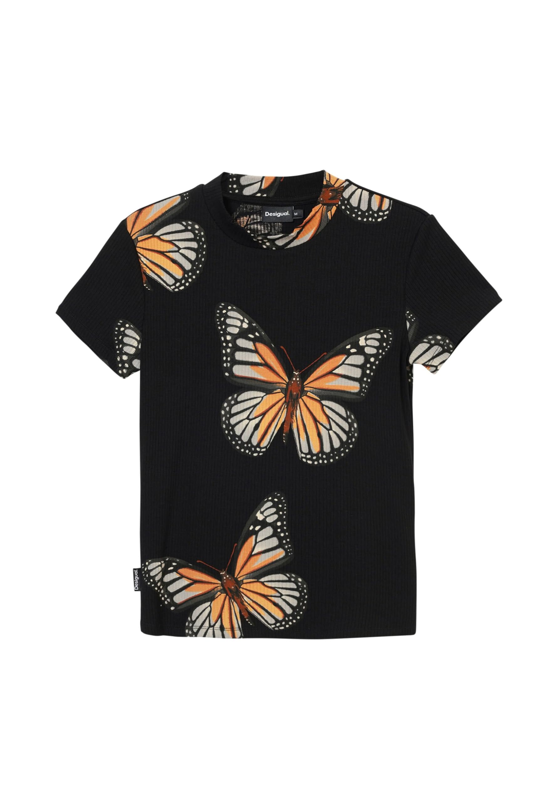 Desigual Damen Schwarz Ts_croise, 2000 Negro, L