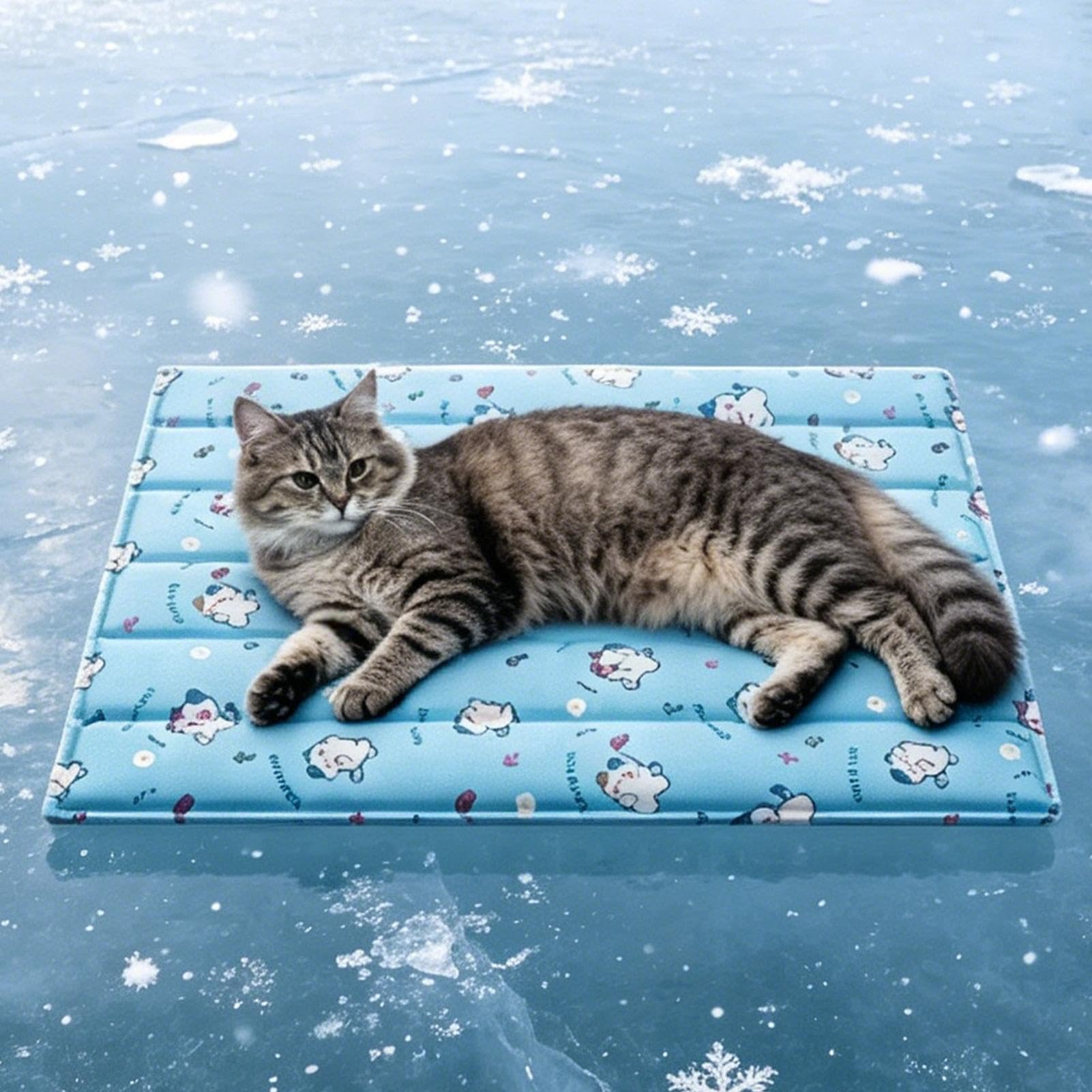 Tappetino Rinfrescante per Cani Cuscino in Gel Impermeabile Portatile | Tappetino Cani e Gatti Cuccioli Gatti Interno Esterno Caldo Cuccia Divano Auto Campeggio