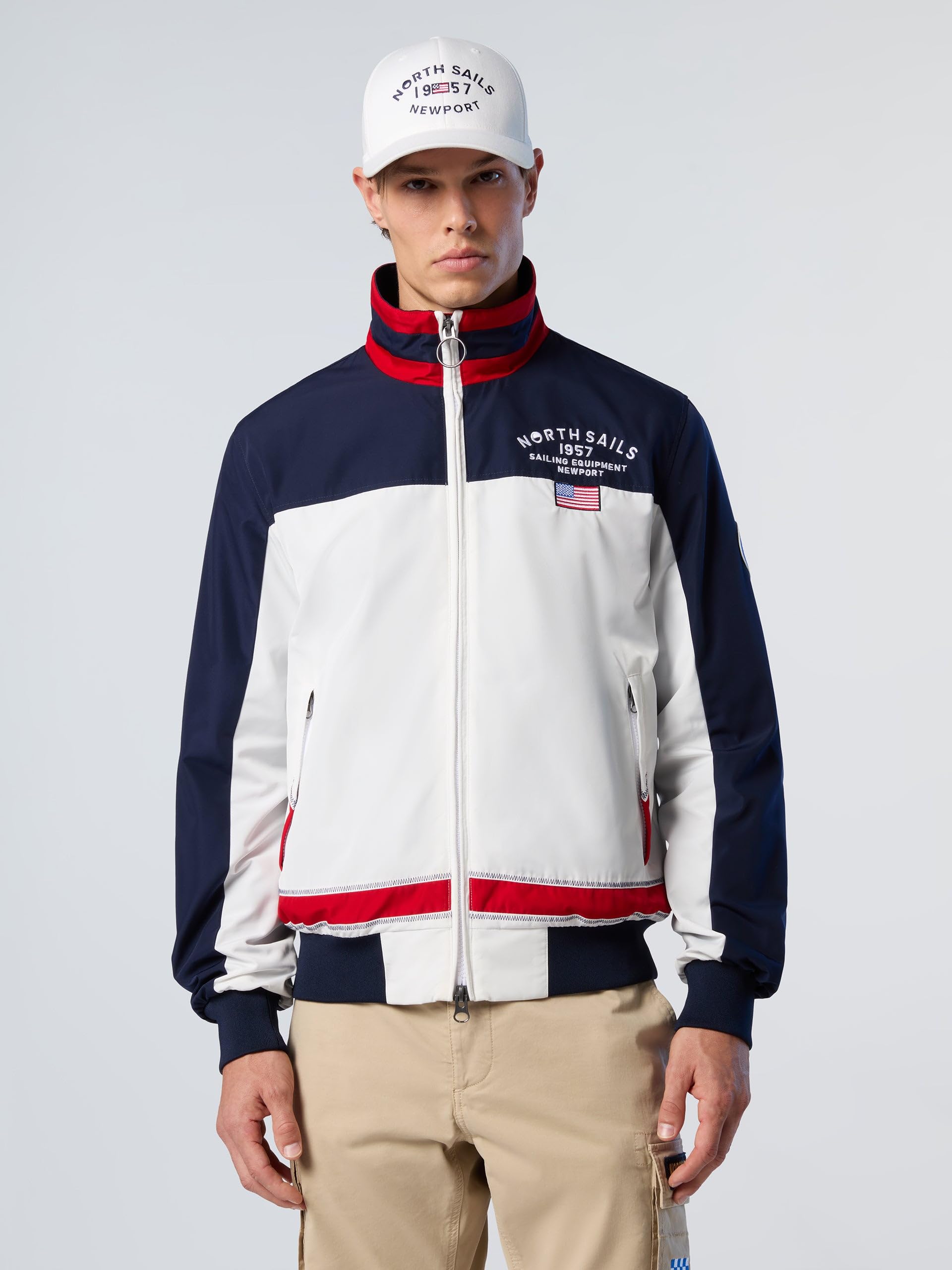 NORTH SAILS Giacca Sailor Newport Uomo in Nylon Oxford Riciclato
