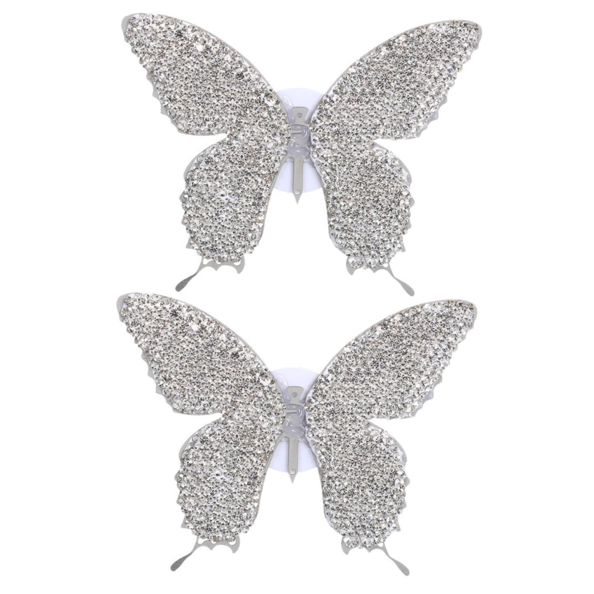 4stücke Rhinestone Auto Duftclip Für Lüftung Auto Deko Für Einfache Duftspender Für Frischen Geruch Im Fahrzeug Weißer