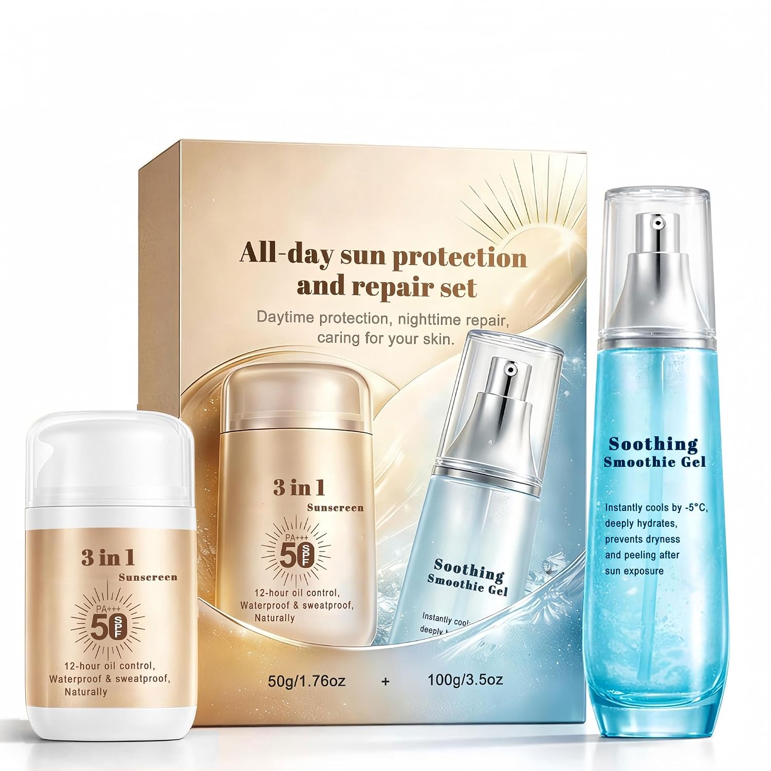 SPF 50 Sunscreen Skin Care Set
