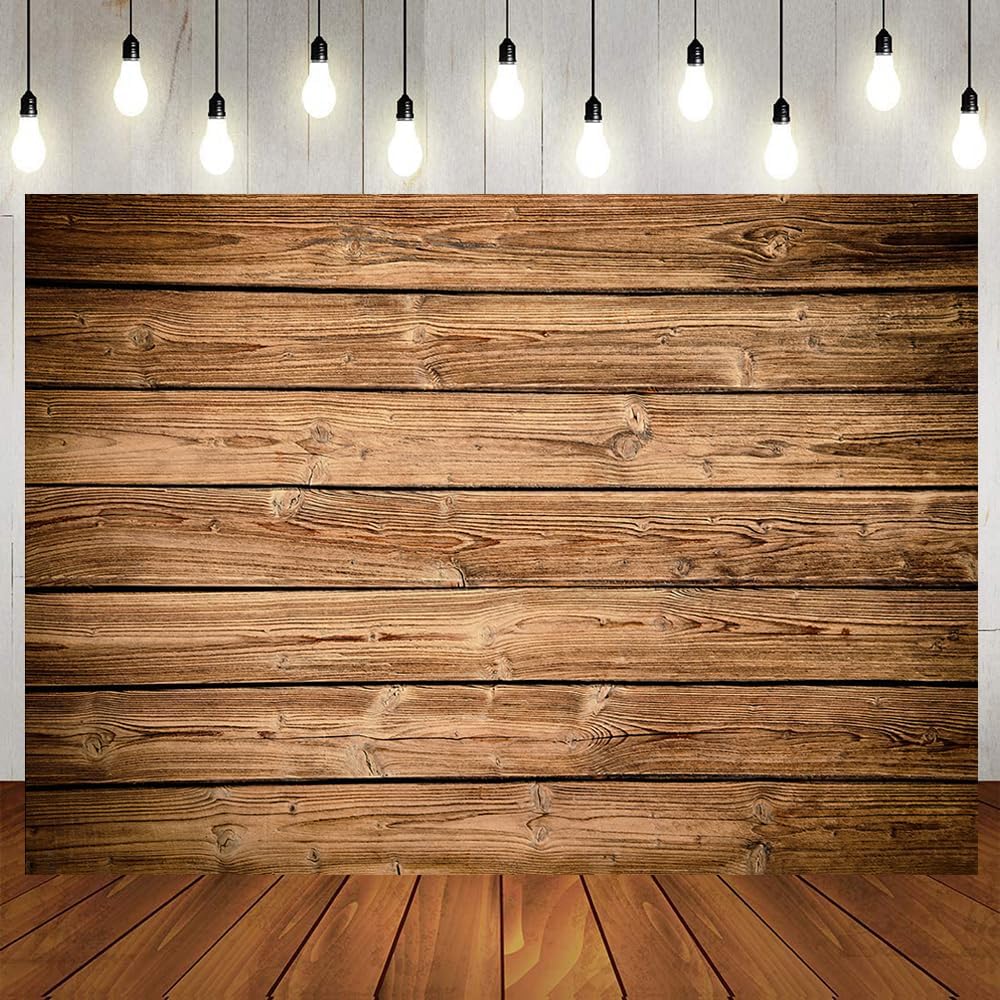 LTLYH 7x5ft Wood Backdrop for Photography Rustic Natural Wooden Floor Photo Background Newborn Baby Photoshoot Portrait Studio Props 255 saddlebrown
