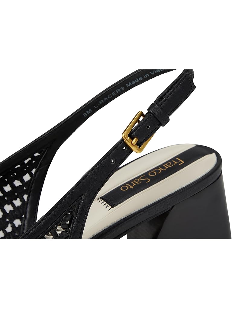 Black Franco Sarto Racer9 Slingback Shoes