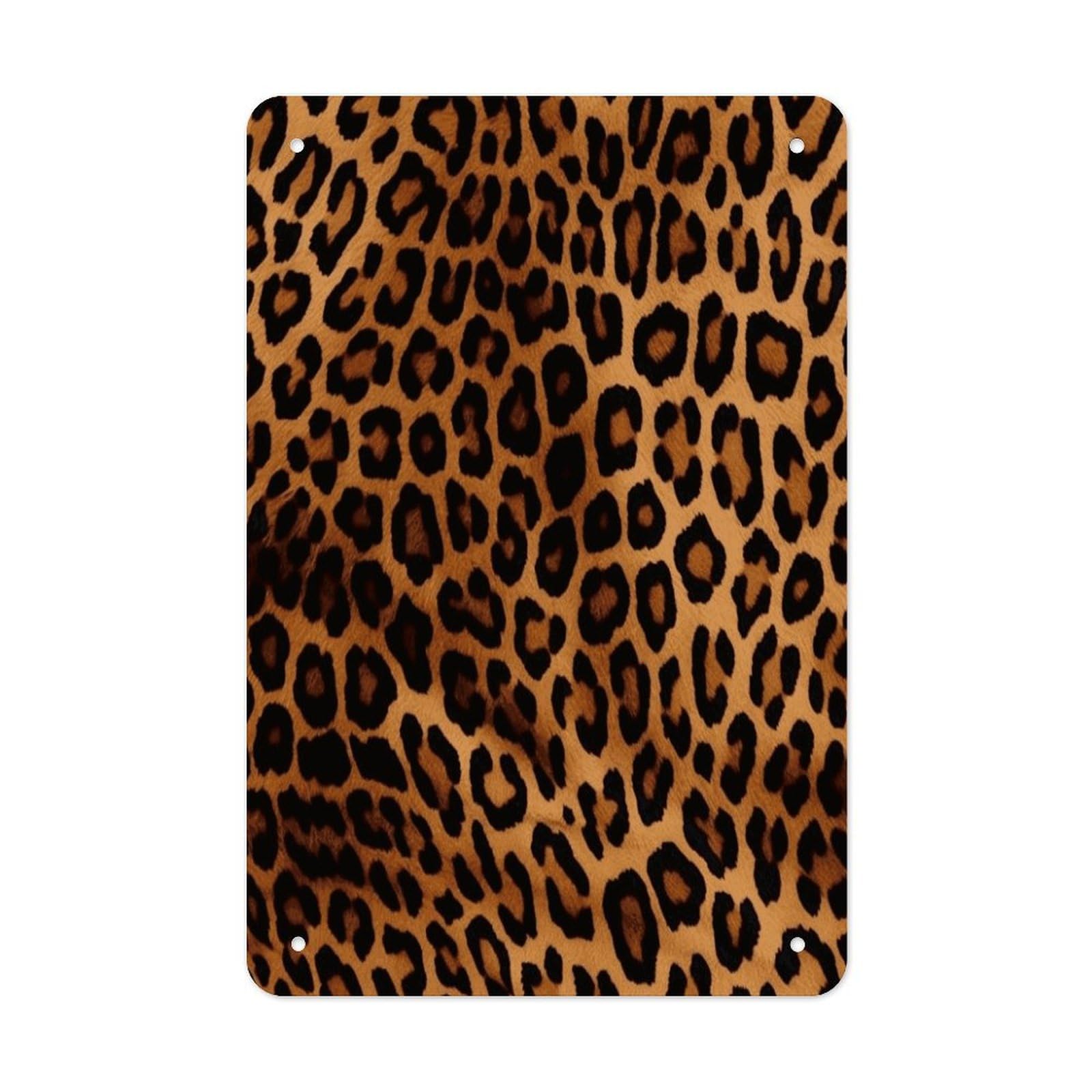 Cool Cheetah Leopard Metal Tin Sign Wall Decor Funny Retro Sign Weatherproof Metal Wall Art for Indoor Or Outdoor Retro Tin Signs for Kitchen Office Home Bar Decor 11.8 X 7.9 Inch