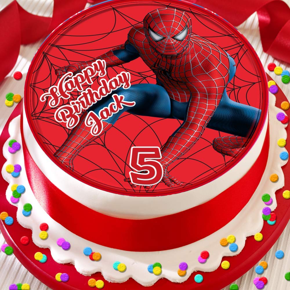 Сахарные картинки для тортов человек паук