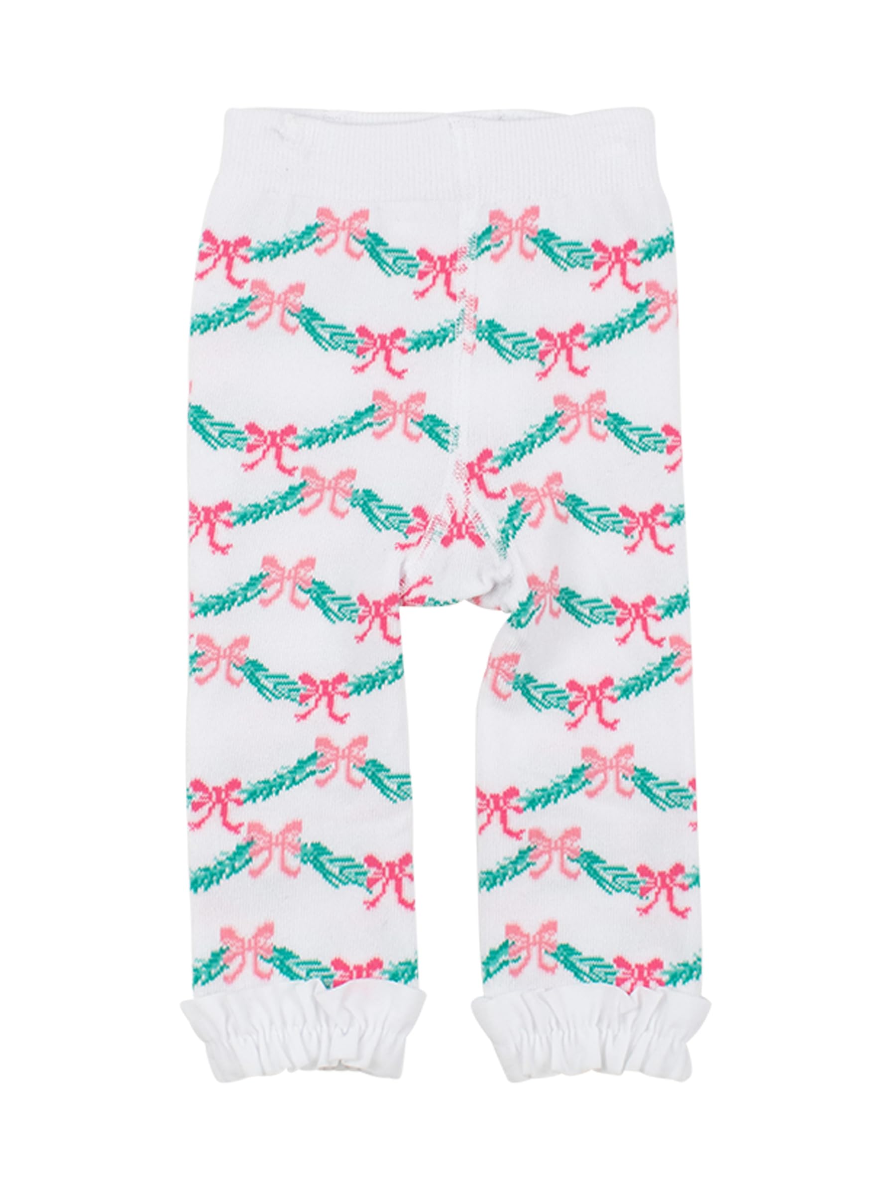RuffleButts Baby Girls Patterned Footless Ruffled Tights - Ruffle Tights