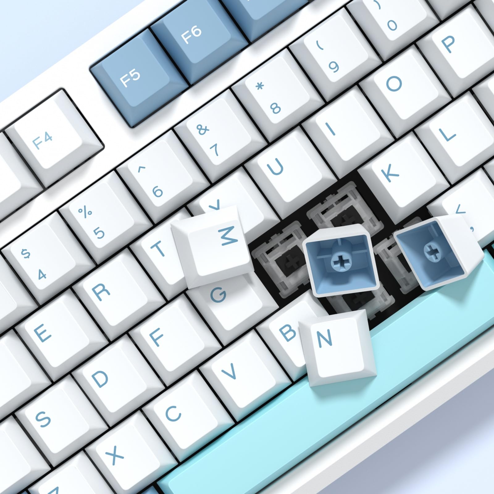 Amazon | KBDiy SHOKO PBT ダブルショットキーキャップセット 176キー
