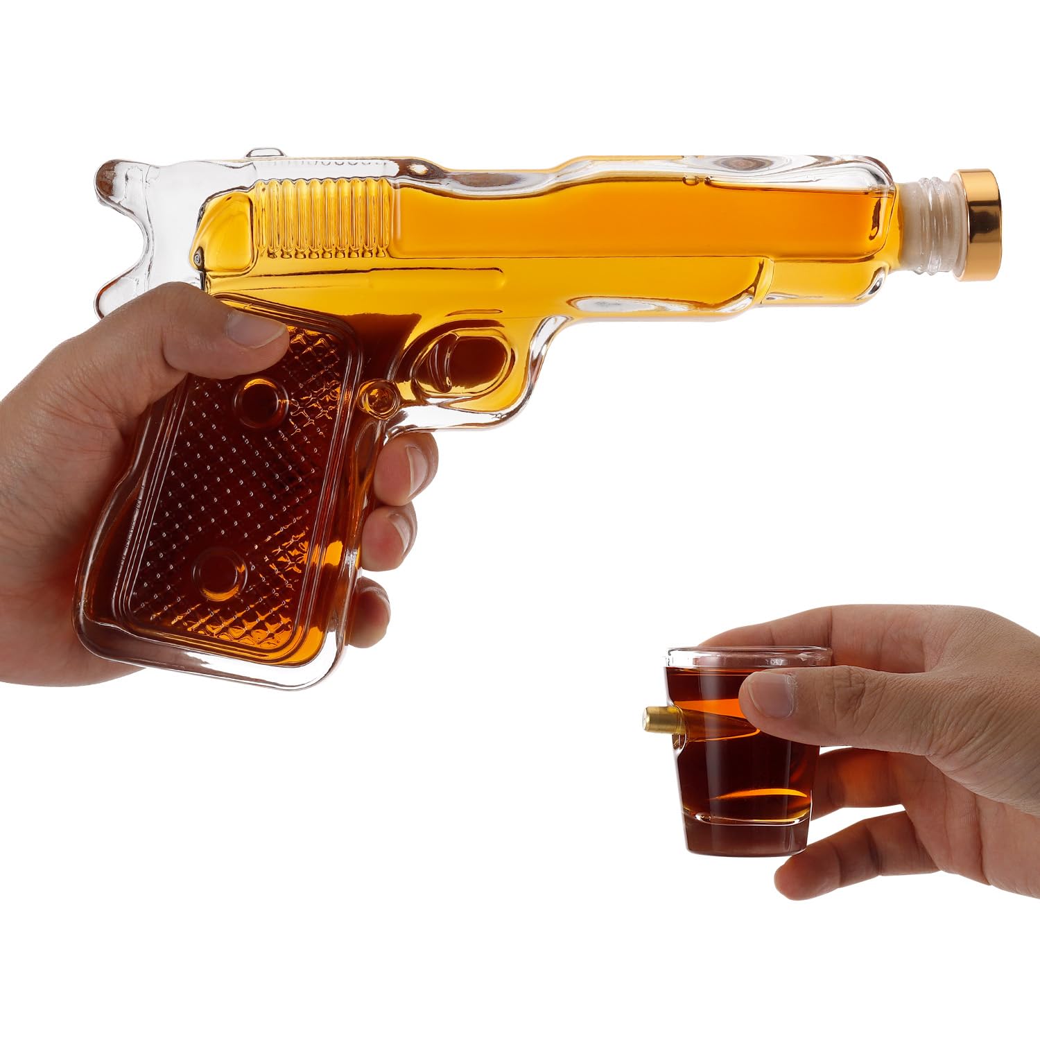 Conjuntos de jarras de whisky, juego de jarras de licor con 2 vasos y abrebotellas en forma de llave, idea de regalo de cumpleaños única para hombre, papá, cumpleaños genial, regalo