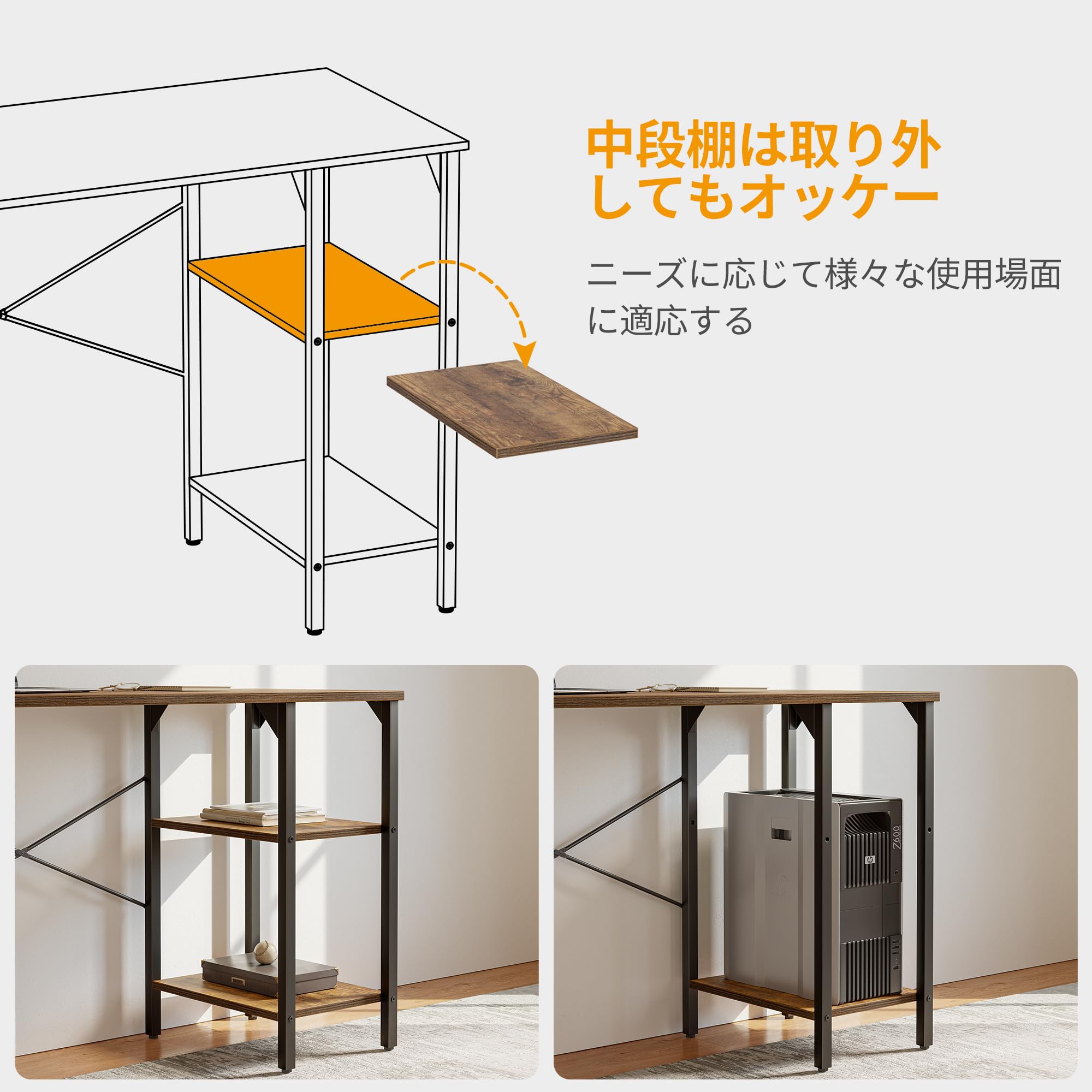 ★送料無料★パソコンデスク デスク 勉強机 組み立て Amazon | CubiCubi デスク パソコンデスク 勉強机 組み立て簡単