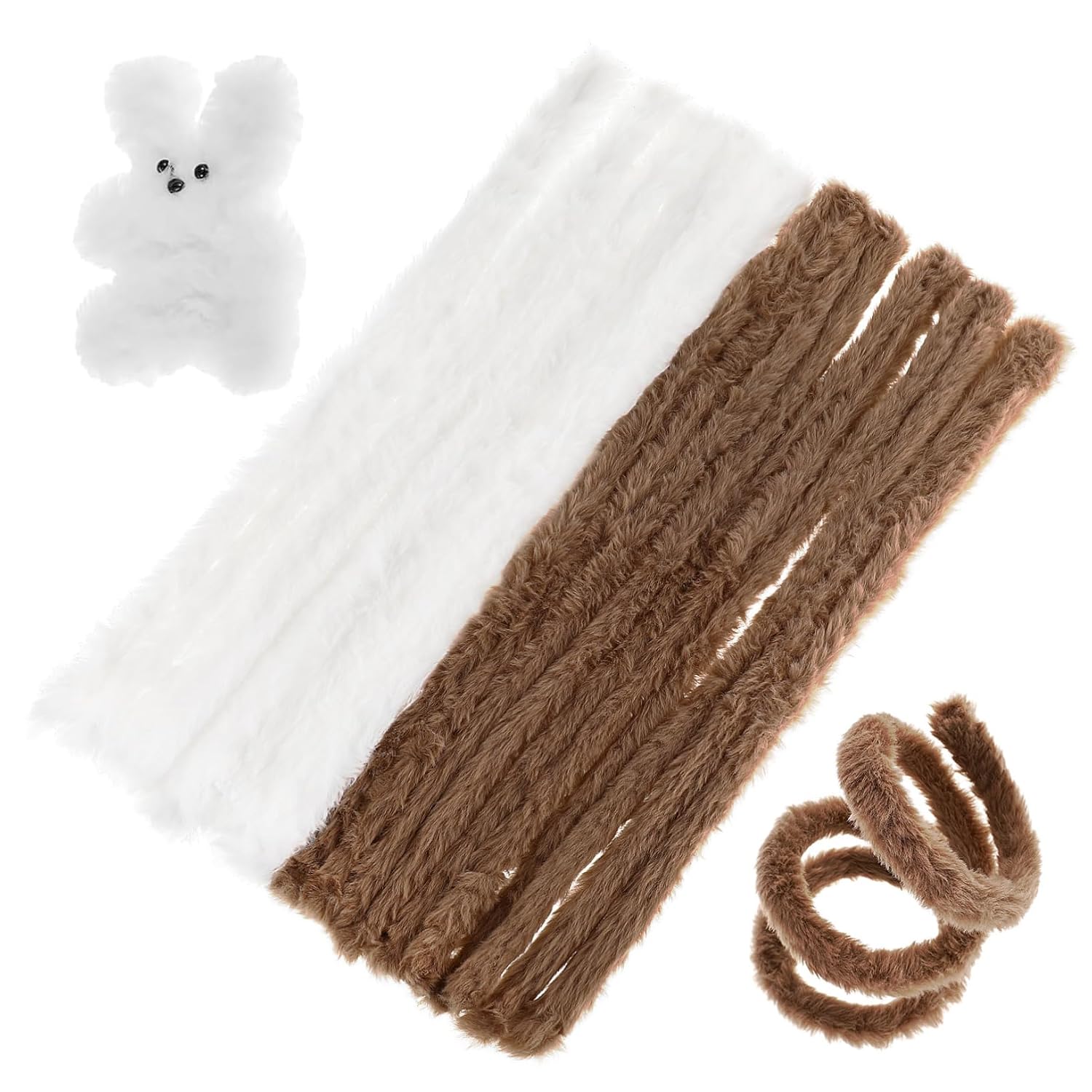 10pcs Soft Chenille Stems for Crafting Fuzzy Pipe Cleaners for Halloween Projects Easy to Use and for and Crafts