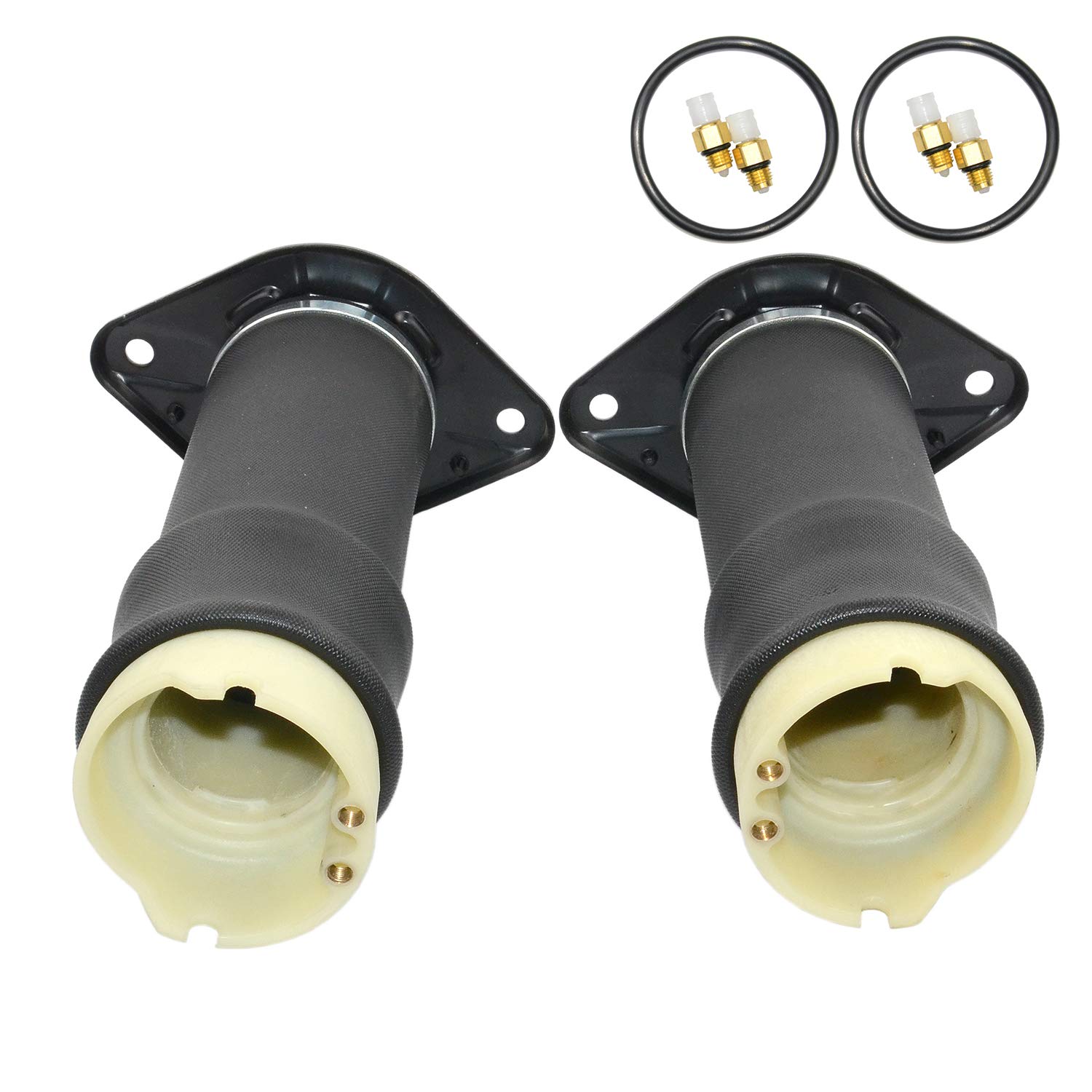 Bisenya Pareja de cámaras de aire con suspensión neumática posterior Izquierda derecha compatible con A6 4B2 C5 4B5 Allroad fuelle de suspensión 4Z7616051A 4Z7616052A 4Z7 616 051A 4Z7 616 052A