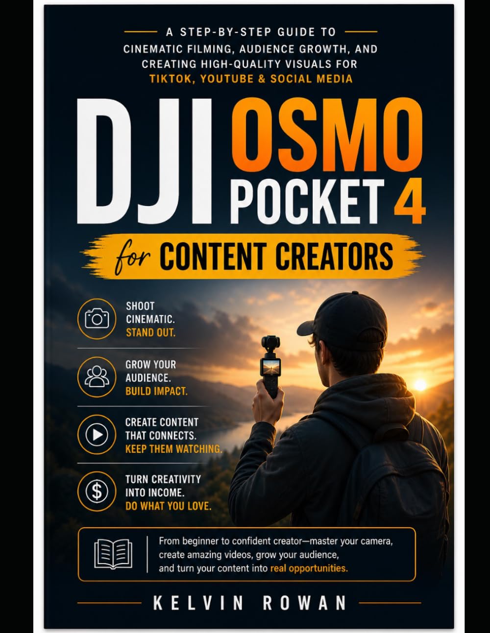 DJI Osmo Pocket 4 for Content Creators: A Step-by-Step Guide to Cinematic Filming, Audience Growth, and Creating High-Quality Visuals for TikTok, YouTube, and Social Media