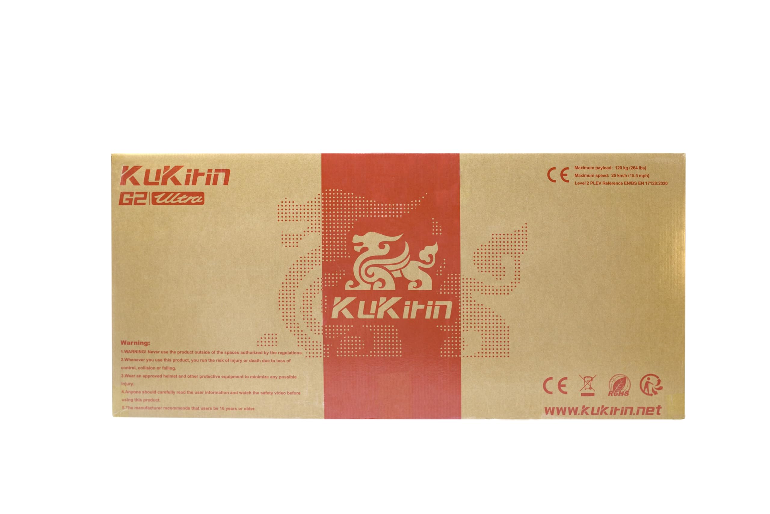 KuKirin G2 Ultra Monopattino Elettrico Pieghevole, 55km Autonomia, Doppia Sospensione, Trazione Duale, IPX4, per Città e Fuoristrada, EN 17128