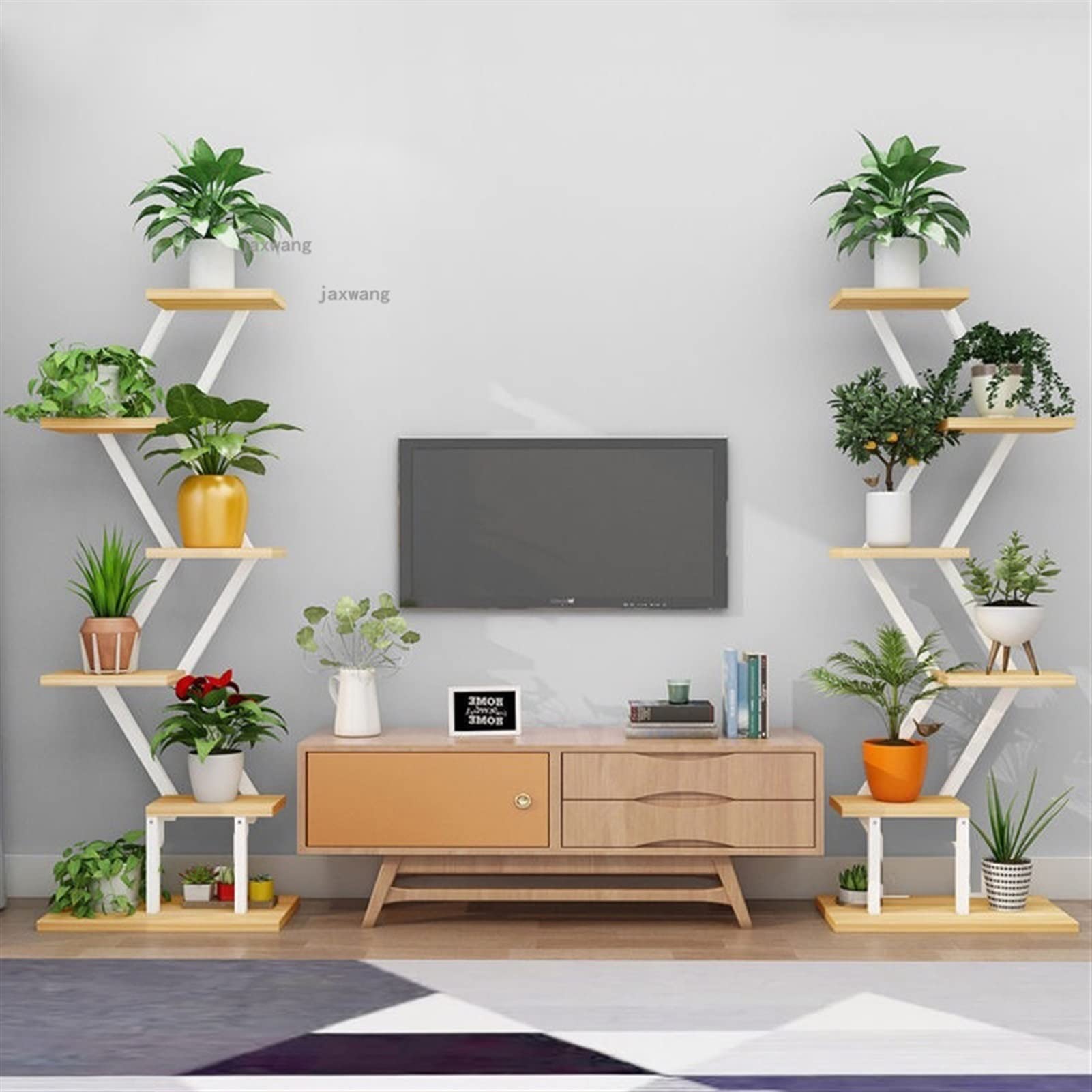 Support de fleurs en fer forgé pour chambre à coucher, dortoir, pot de fleurs, support multicouche pour plantes