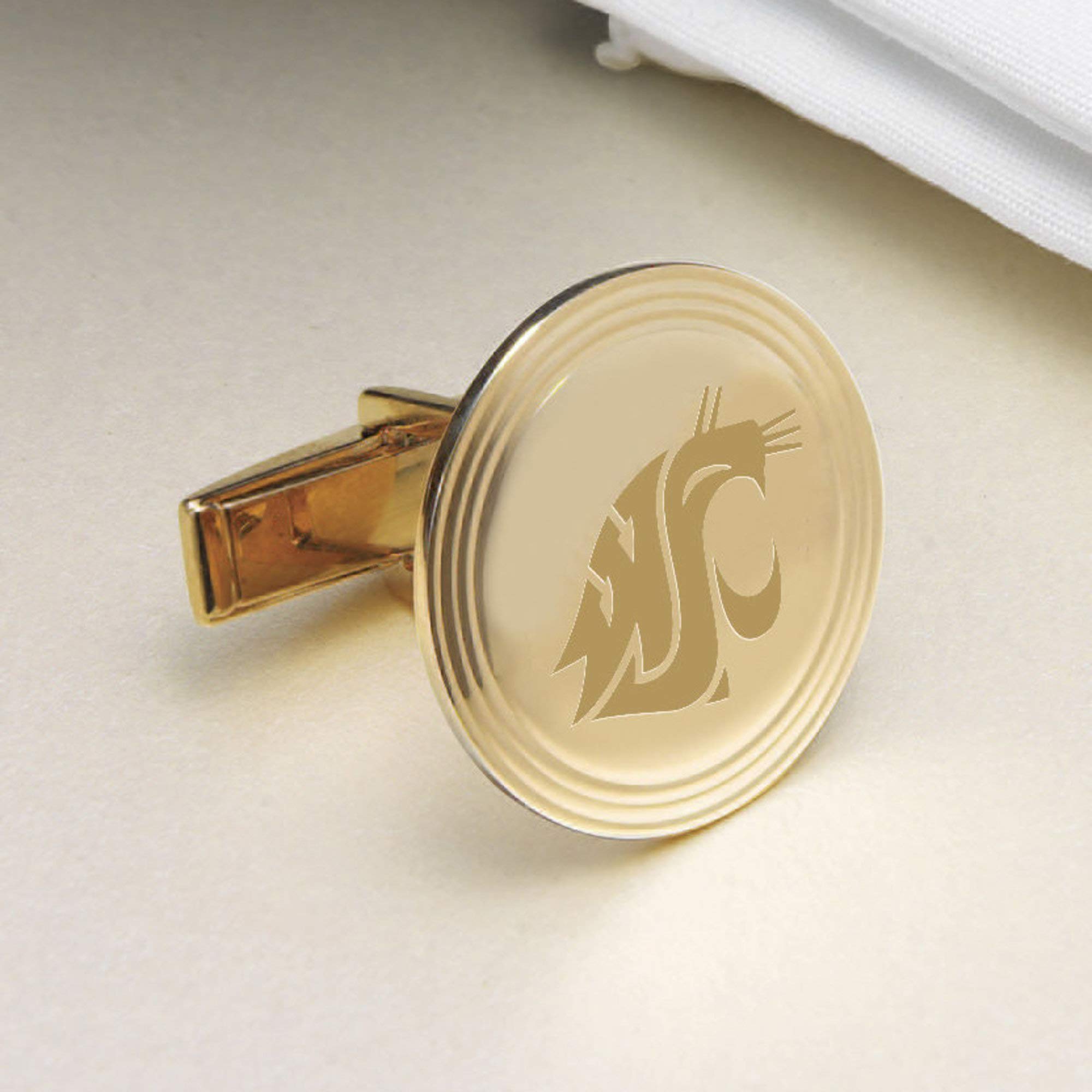Washington State University 18K Gold Cufflinks