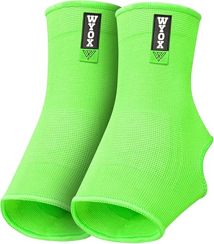 Miniatura 2 de WYOX Muay Thai - Tobilleras de apoyo para hombres y mujeres, soporte de tobillo para kickboxing, gimnasio, soporte de tobillo (par)