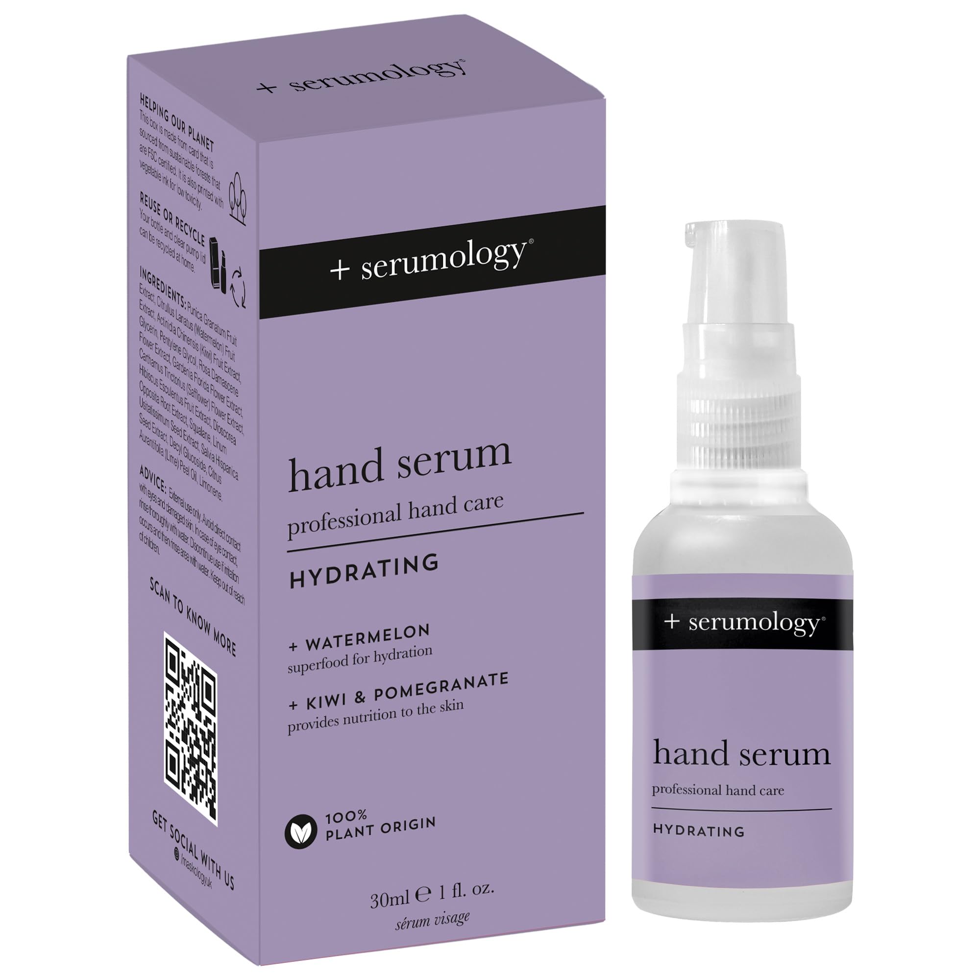 Serumology Hand Hydrating Professional Hand Omega 3 Serum 30ml