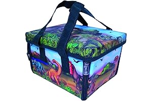 ZipBin Dinosaur Toy Box Storage