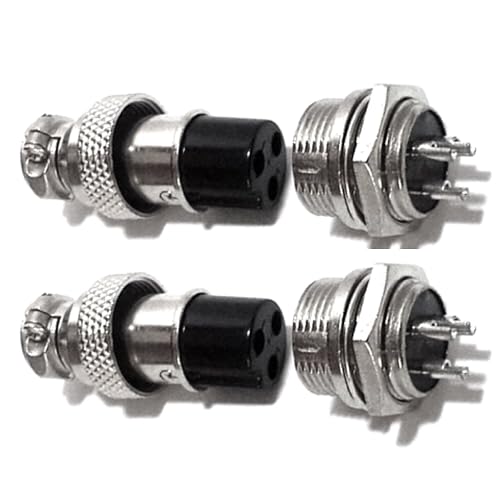 CESS Aviation 3 Pins Plug and Socket Wire Cable Connector