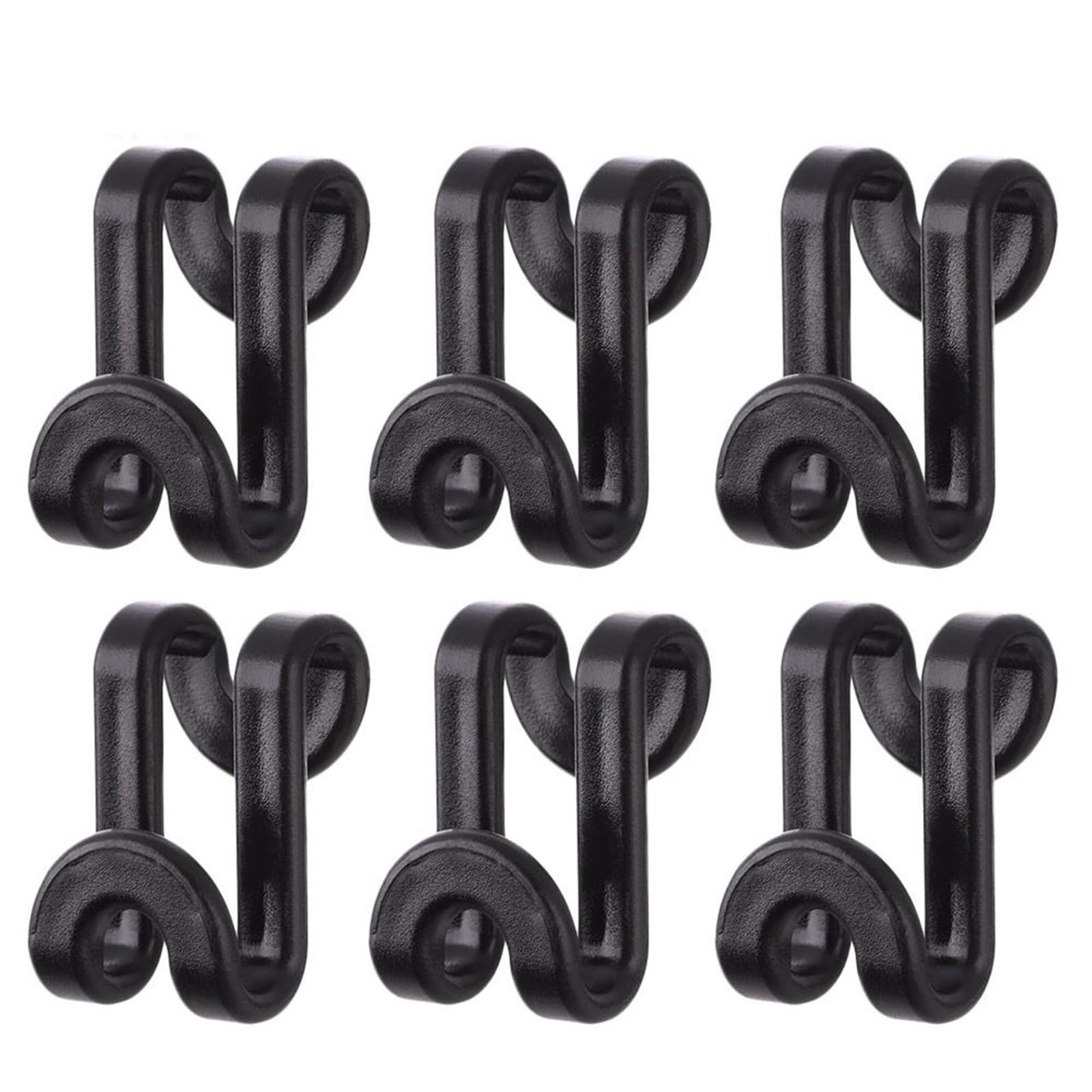 Hangers for Clothes Space Savers 150 Pcs Mini Wardrobe Hanger Hooks - Cascading Connectors for Clothes Closet(Black)