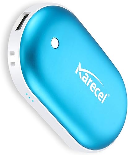 Miniatura 1 de Calentadores de manos recargables, calentador de manos eléctrico reutilizable, 5200 mAh, calentador portátil USB, calentador de bolsillo caliente,